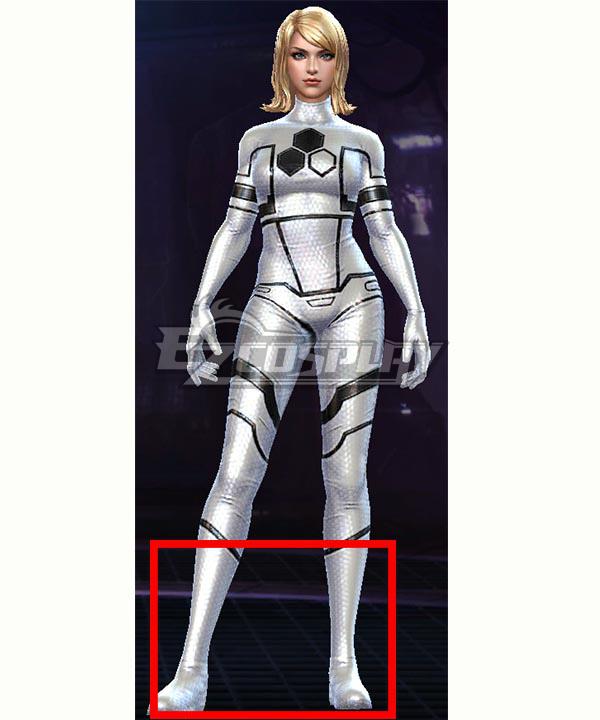 Marvel Future Fight Invisible Woman Susan Sue Storm Future Foundation White Shoes Cosplay Boots