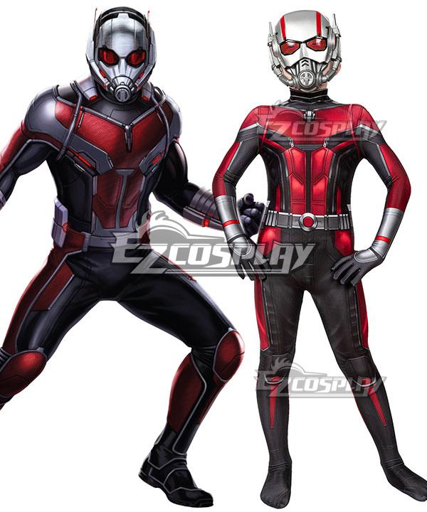 Kids Marvel Ant Man 2：Ant Man And The Wasp Scott Edward Harris Lang Zentai Jumpsuit Cosplay Costume