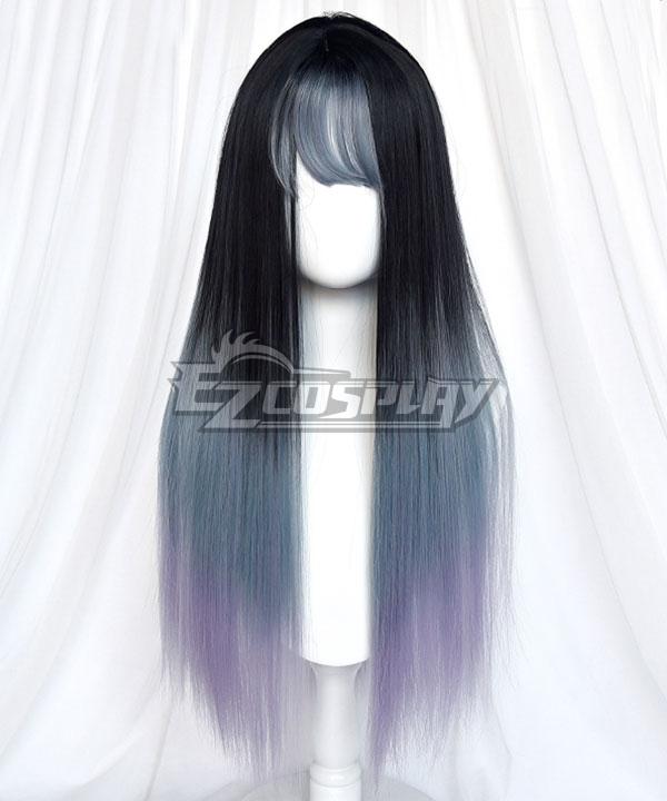 Japan Harajuku Lolita Series Diamond Candy Black Gray Cosplay Wig