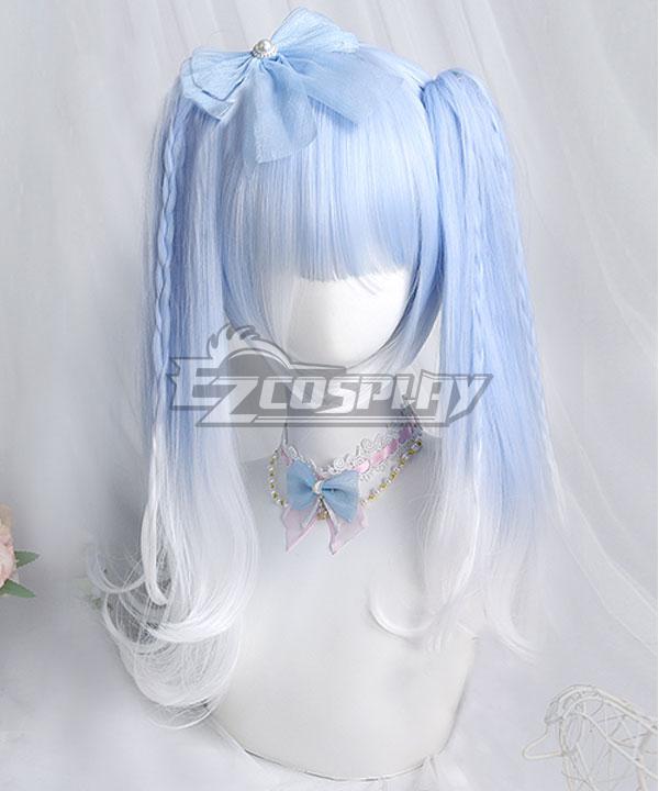 Japan Harajuku Lolita Series Aqua Blue Cosplay Wig