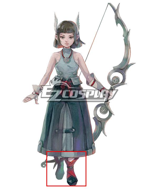 LOST SPHEAR Sherra Red Shoes Cosplay Boots