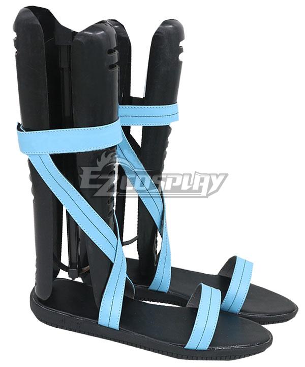 Touhou Project Haniyasushin Keiki Blue Shoes Cosplay Boots