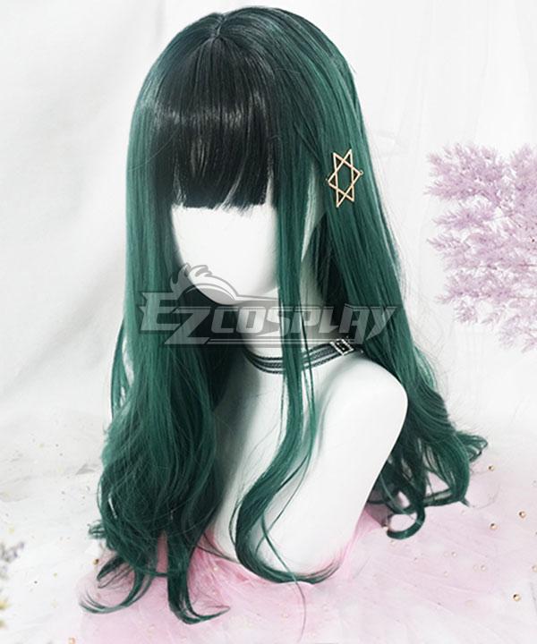 Dark Green Cosplay Wig