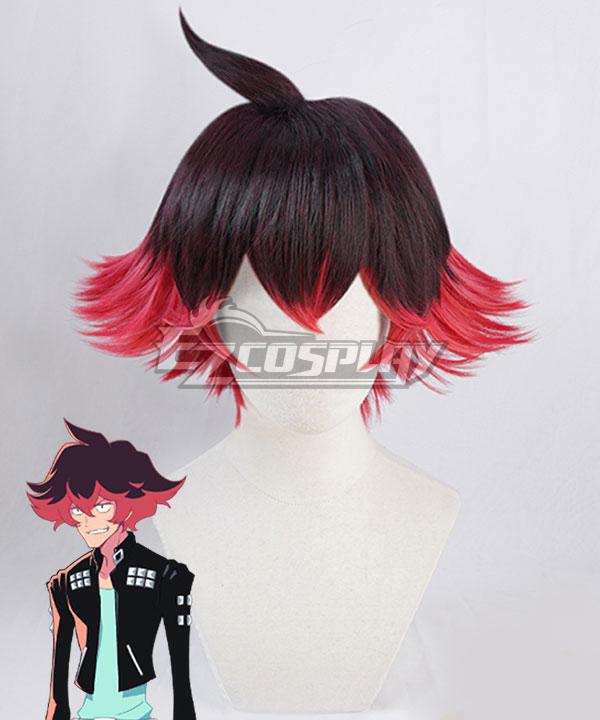 Promare Gueira Red Black Cosplay Wig - B Edition