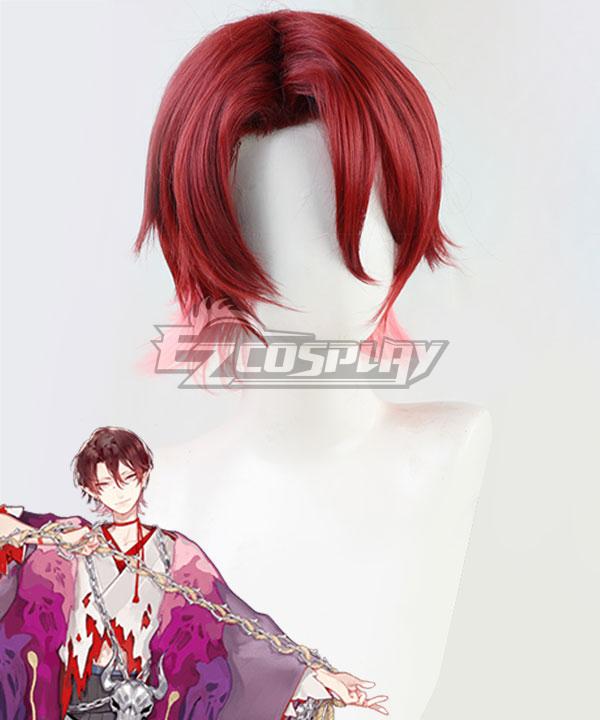 Onmyoji Kidoumaru Red Cosplay Wig