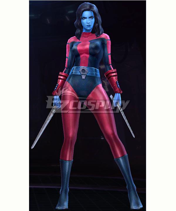 Marvel Future Fight Nebula Classic Halloween Cosplay Costume