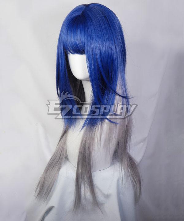 Japan Harajuku Lolita Series JK Blue Cosplay Wig