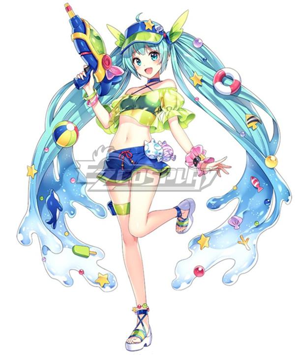 Vocaloid Hatsune Miku Summer Cosplay Costume