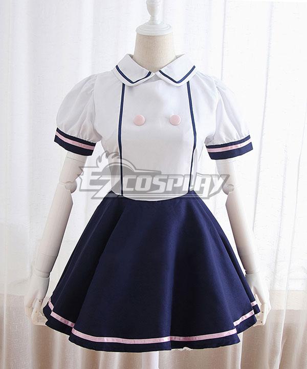 Blue Maid Dress Cosplay Costume - EMDS003Y