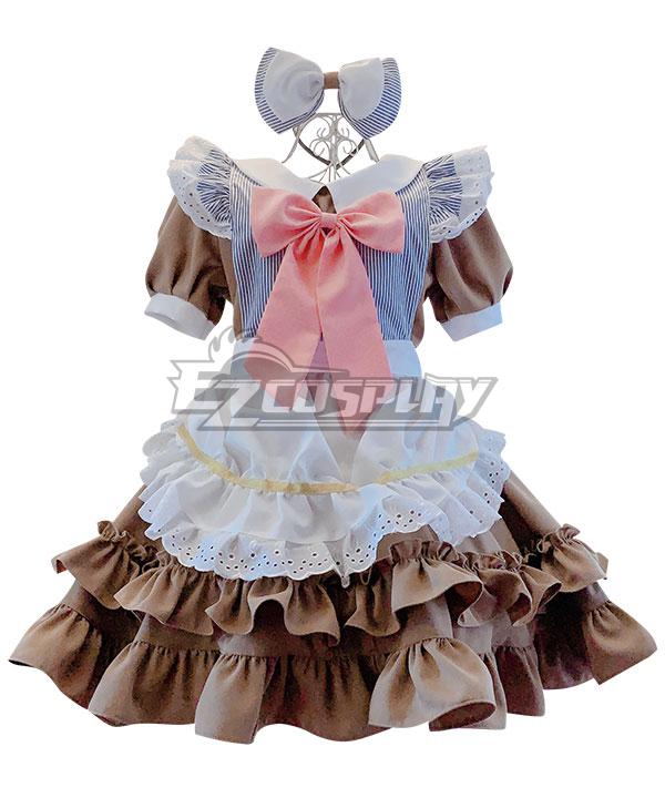 Lolita Maid Dress Cosplay Costume - EMDS006Y