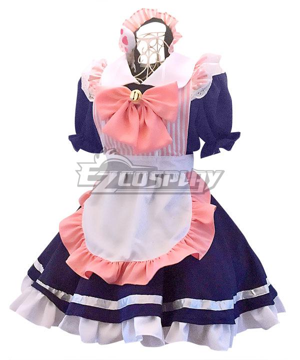 Pink & Blue Maid Dress Cosplay Costume - EMDS015Y