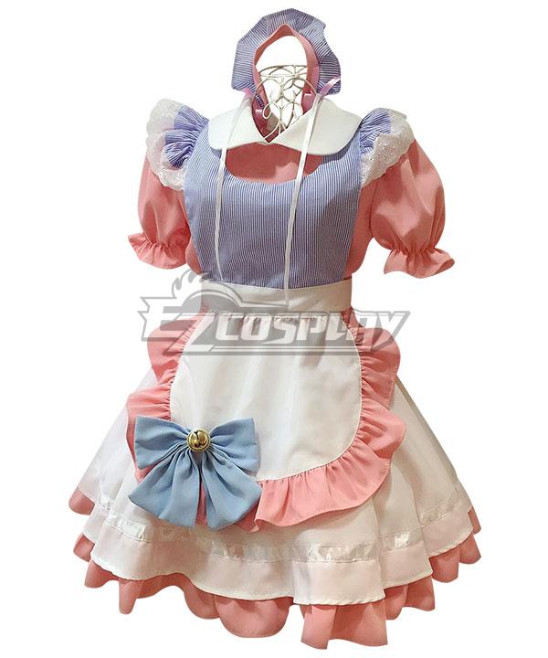 Pink Maid Dress Cosplay Costume - EMDS018Y