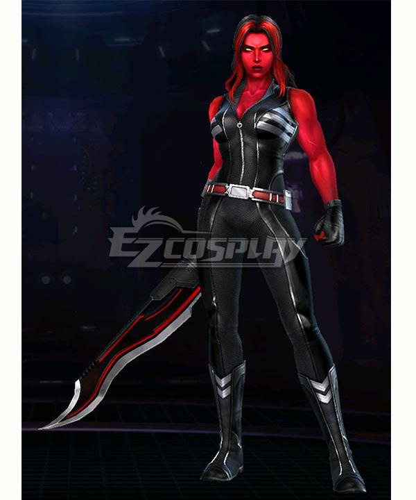 Marvel Future Fight Red She-Hulk Cosplay Costume