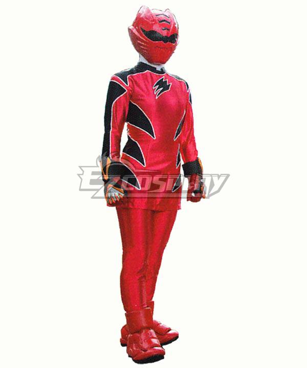 Power Rangers Jungle Fury Casey Red Ranger Cosplay Costume