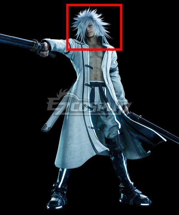 Final Fantasy 7 Remake Intergrade Weiss Silver Grey Cosplay Wig