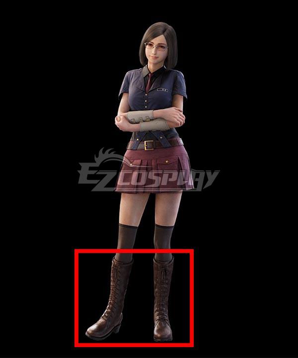 Final Fantasy 7 Remake Intergrade Nayo Brown Shoes Cosplay Boots