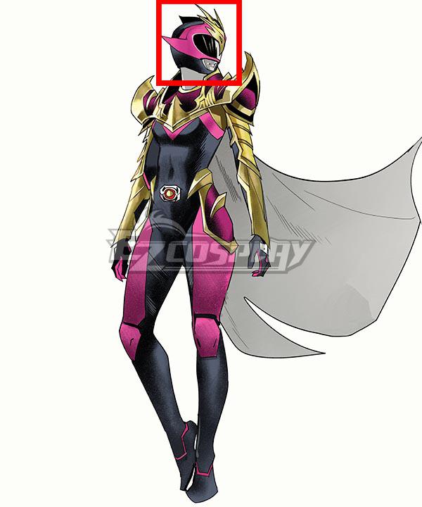 Mighty Morphin Power Rangers Pink Solar Ranger Ranger Slayer Queen Helmet Cosplay Accessory Prop