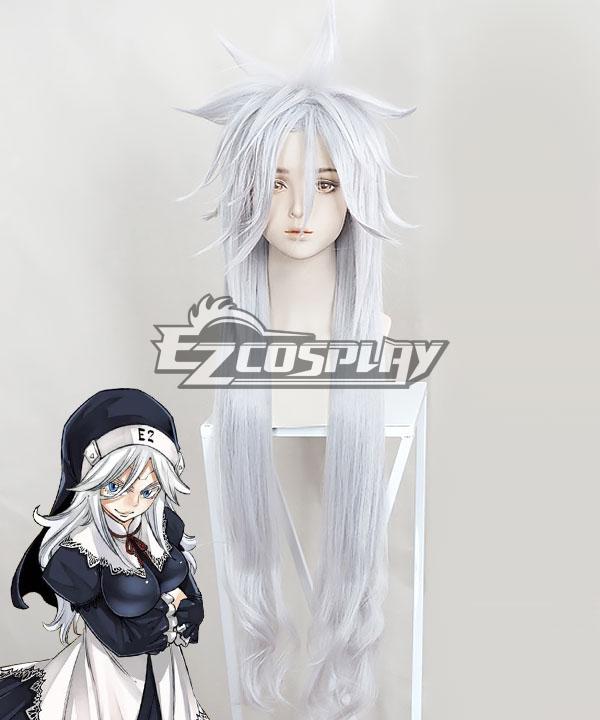 Tenrou: Sirius the Jaeger Mikhail Silver White Cosplay Wig