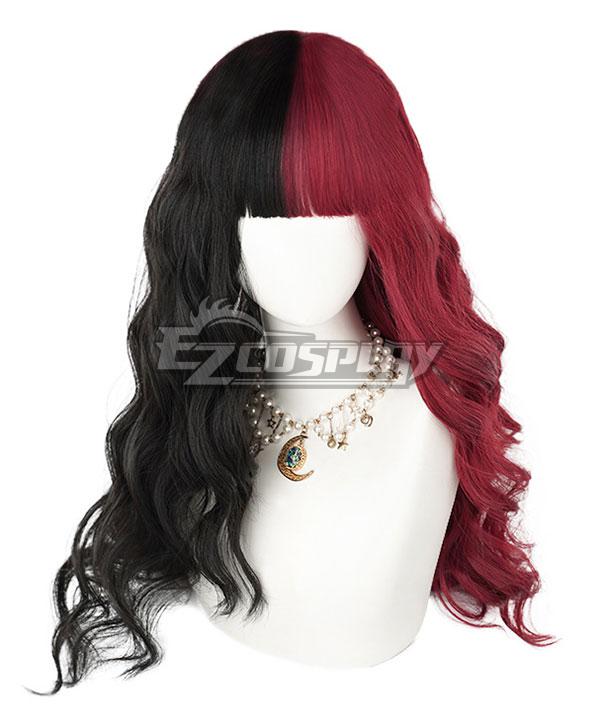 Japan Harajuku Lolita Series  Witch Black Red Cosplay Wig - EWL167Y