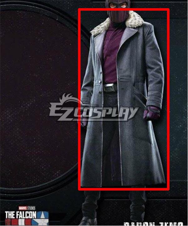 Marvel The Falcon and the Winter Soldier Baron Zemo Coat Cosplay Costume