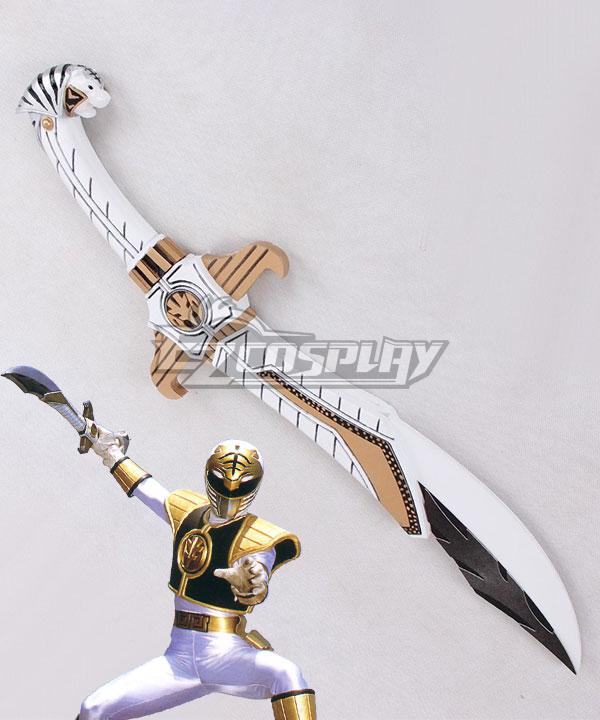Mighty Morphin Power Rangers White Ranger Saba Cosplay Weapon Prop
