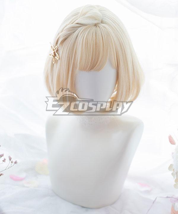 Japan Harajuku Lolita Series Light Golden Cosplay Wig - EWL173Y