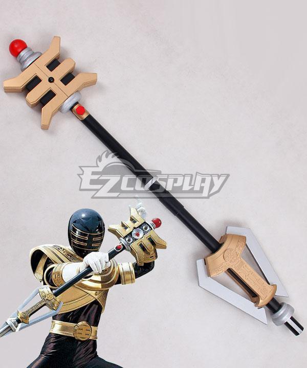 Power Rangers Zeo Gold Ranger Trey of Triforia Golden Power Staff Cosplay Weapon Prop