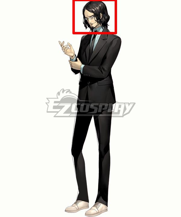 Persona 5 Scramble: The Phantom Strikers Zenkichi Hasegawa Black Cosplay Wig