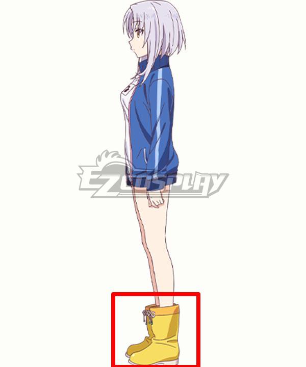 Mother of the Goddess’ Dormitory Serene Hozumi Yellow  Shoes Cosplay Boots