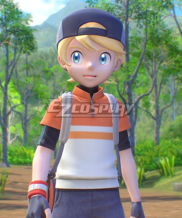 New Pokemon Snap Main Male Character Cosplay Costume