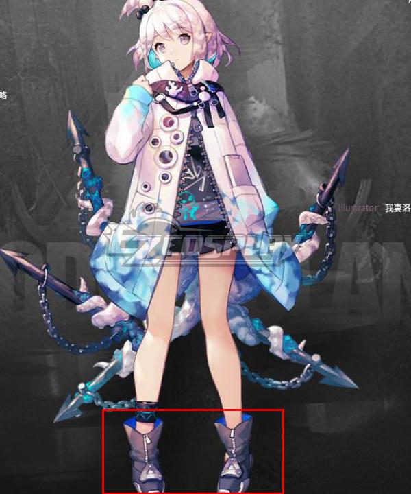 Arknights kirara Black Cosplay Shoes