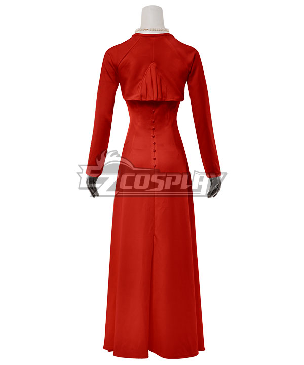 RE 8 Village Alcina Dimitrescu Vampire Lady Dimitrescu Dress Red Version  Cosplay Costume