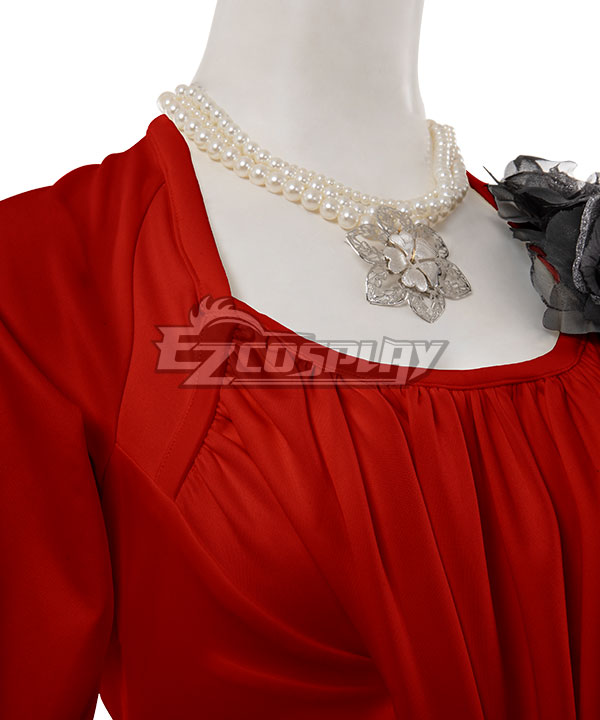 chinese dress ladies Nadine Merabi Lydia Red Dress S