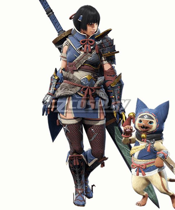 Monster Hunter Rise Women Hunter Halloween Cosplay Costume
