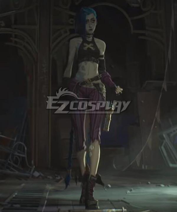 League of Legends LOL Arcane Jinx Cosplay Costume