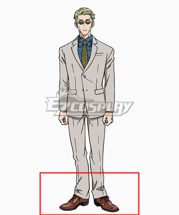 Jujutsu Kaisen Nanami Kento Brown Cosplay Shoes