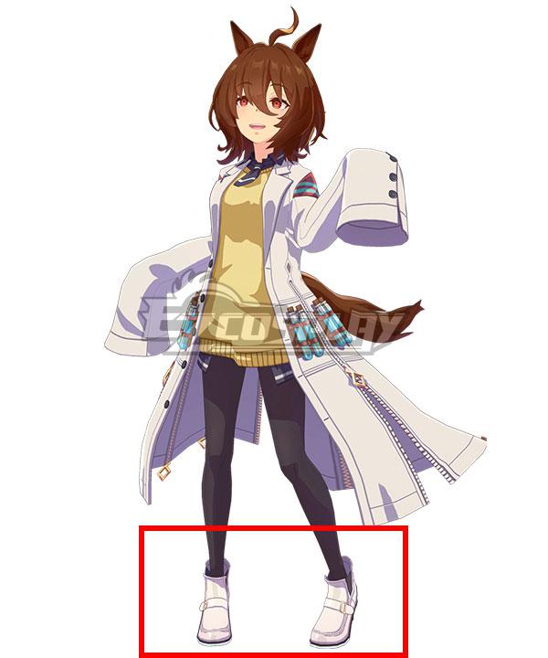 Uma Musume: Pretty Derby Game Agnes Tachyon White Cosplay Shoes