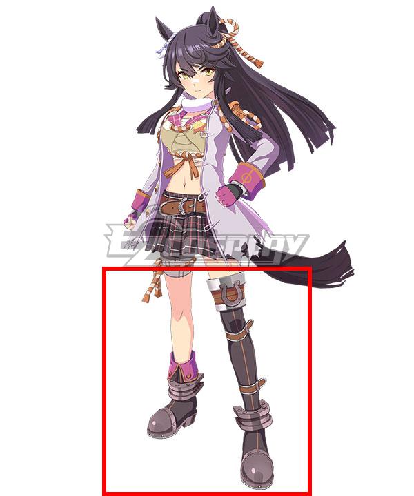 Uma Musume: Pretty Derby Game Narita Brian Grey Shoes Cosplay Boots