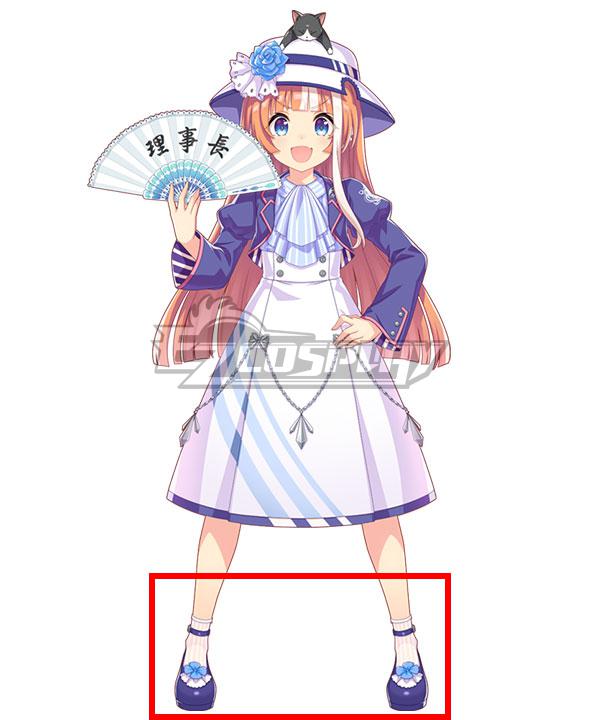 Uma Musume: Pretty Derby Game Yayoi Akikawa Blue Cosplay Shoes