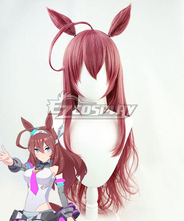 Uma Musume: Pretty Derby Game Mihono Bourbon Pink Cosplay Wig