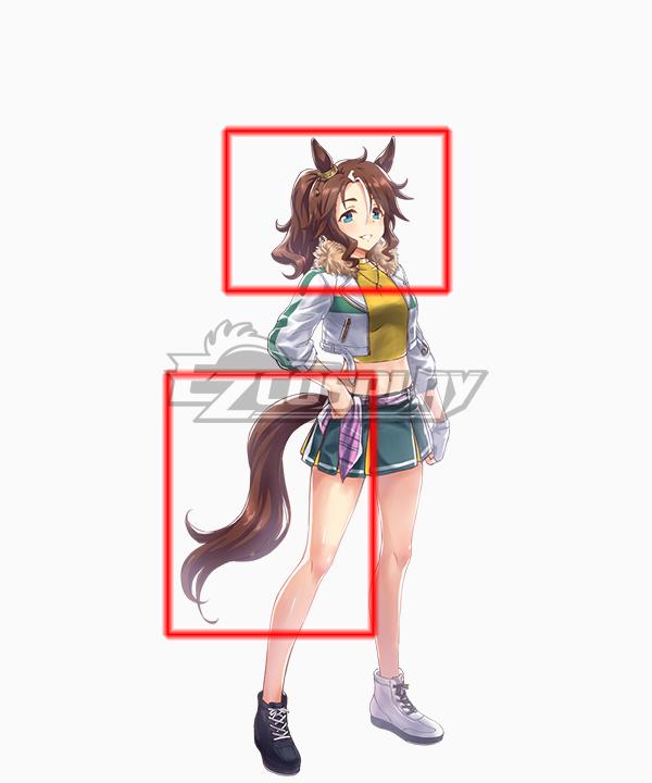 Uma Musume: Pretty Derby Game Mejiro Palmer Brown Cosplay Wig