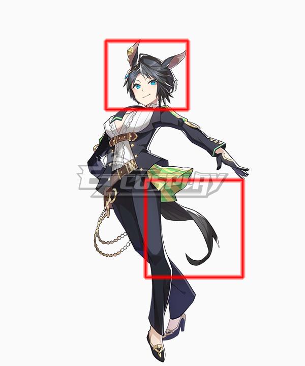 Uma Musume: Pretty Derby Game Fuji Kiseki Grey Cosplay Wig