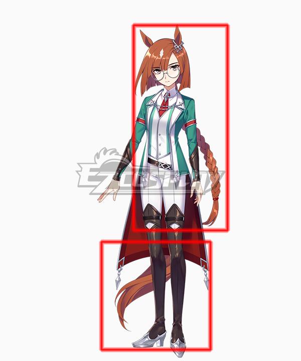 Uma Musume: Pretty Derby Game Ikuno Dictus Orange Cosplay Wig