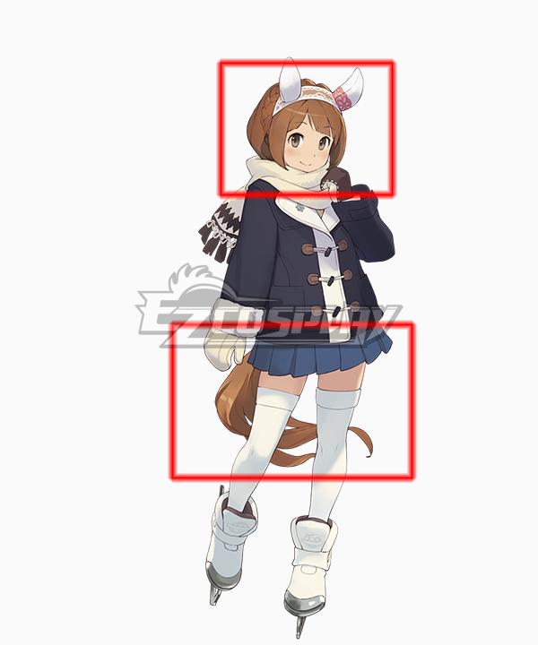 Uma Musume: Pretty Derby Game Yukino Bijin Brown Cosplay Wig