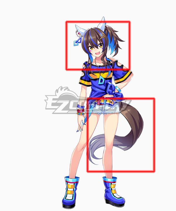 Uma Musume: Pretty Derby Game Daitaku Helios Brown Cosplay Wig