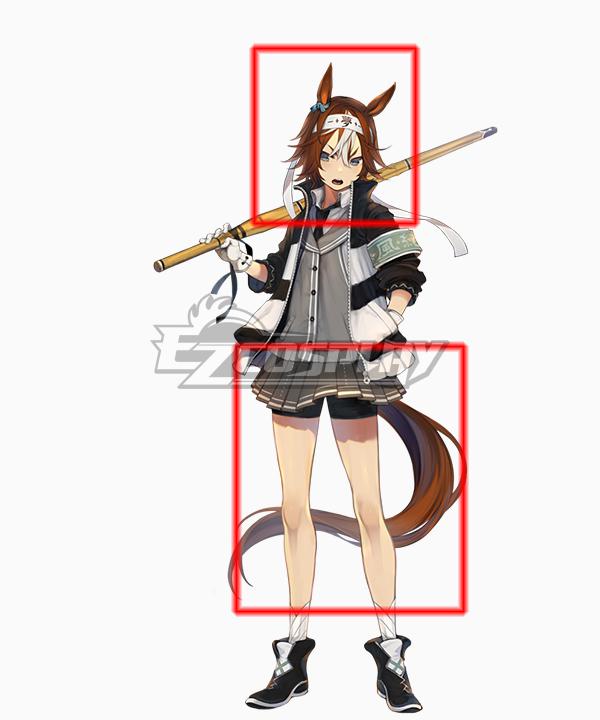 Uma Musume: Pretty Derby Game Bamboo Memory Brown Cosplay Wig