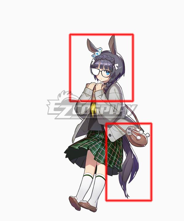 Uma Musume: Pretty Derby Game Zenno Rob Roy Grey Cosplay Wig