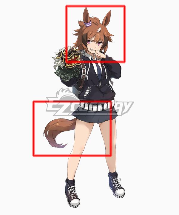 Uma Musume: Pretty Derby Game Shinko Windy Brown Cosplay Wig