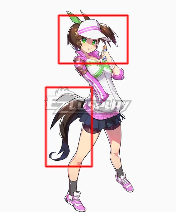 Uma Musume: Pretty Derby Game Ines Fujin Brown Cosplay Wig