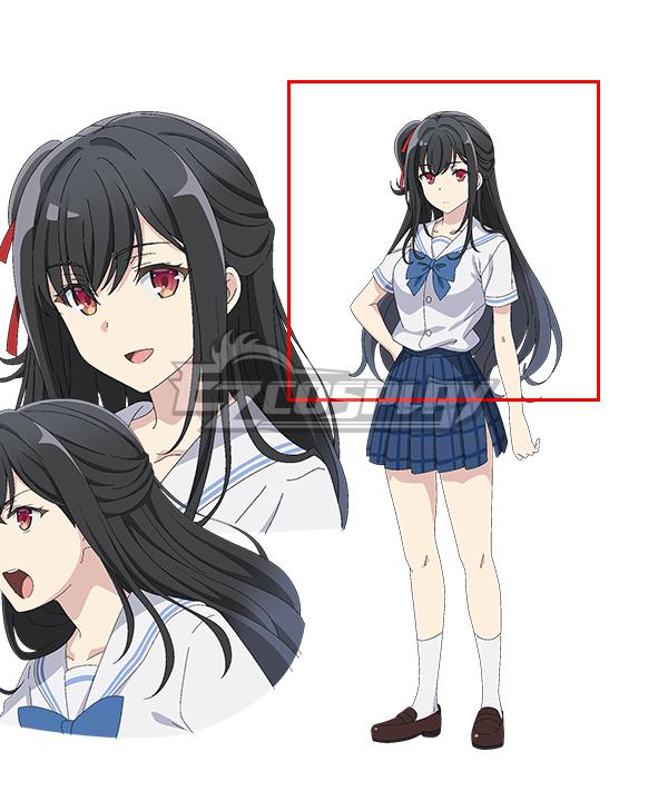 The detective is already dead Nagisa Natsunagi Black Cosplay Wig
